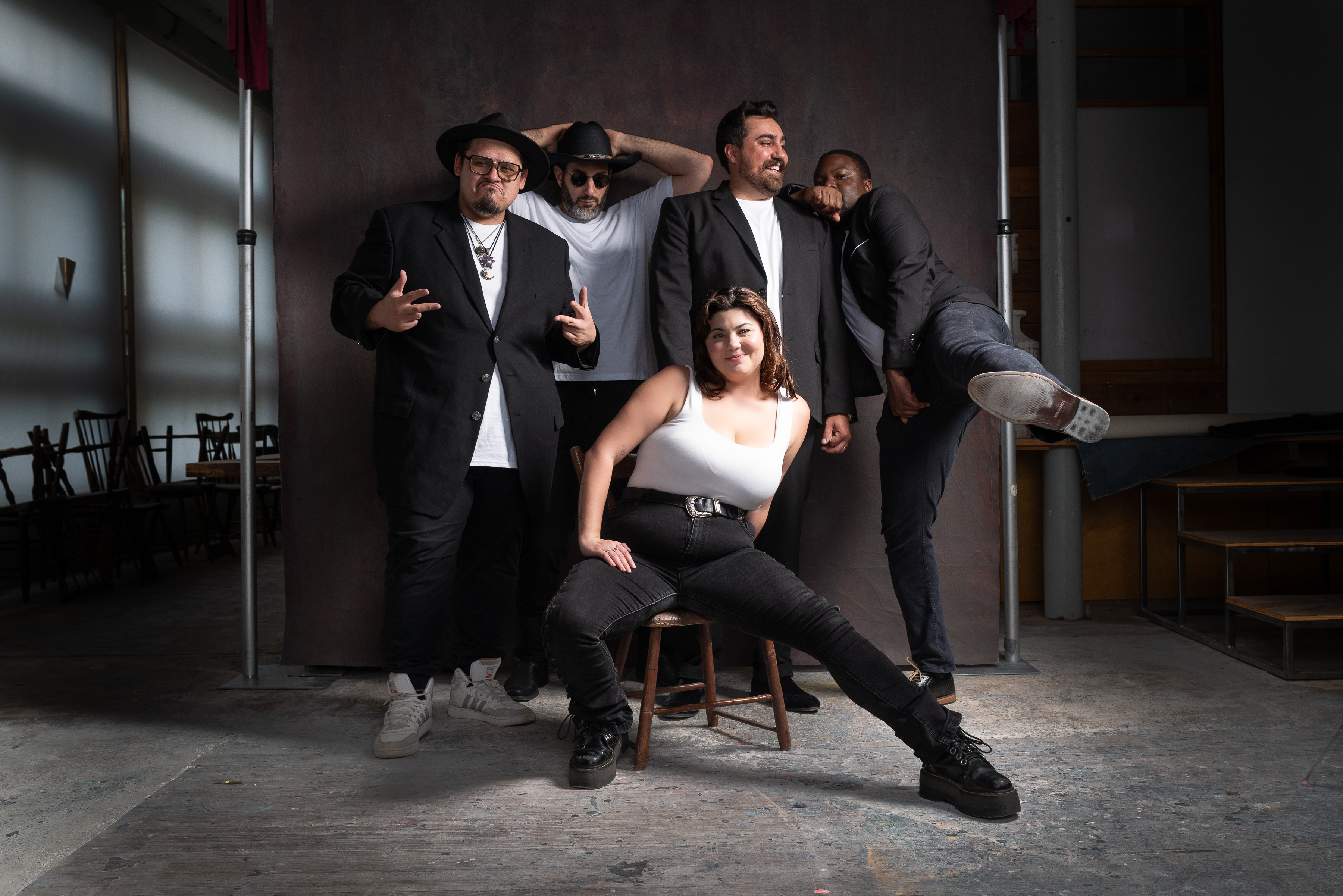 Full band energizing the dance floor